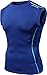 Tesla TM-R15-BLSZ_Medium Men's R Neck Sleeveless Muscle Tank Dry Compression Baselayer R15