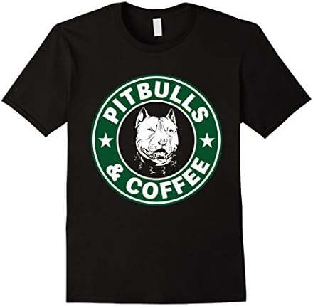 Men's Pitbull and Coffee Shirt 2XL Black