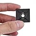 100 Pack Black Zip Tie Adhesive Mounts Self Adhesive Cable Base Holders with Black Multi-Purpose Cable Tie (Length 200 mm, Width 2.8 cm)