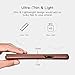 ICARER Galaxy Note 9 Case, Genuine Vintage Leather Side Open Case in Slim Thin Design, Flip Folio Style Cover Compatible for Samsung Galaxy Note 9 (2018) - Brown