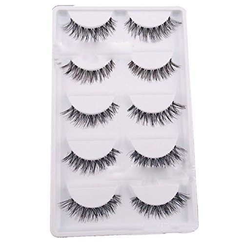 Big Sale! Abc® 5 Pair/Lot Crisscross False Eyelashes Lashes Voluminous Hot Eye Lashes (646197025800)