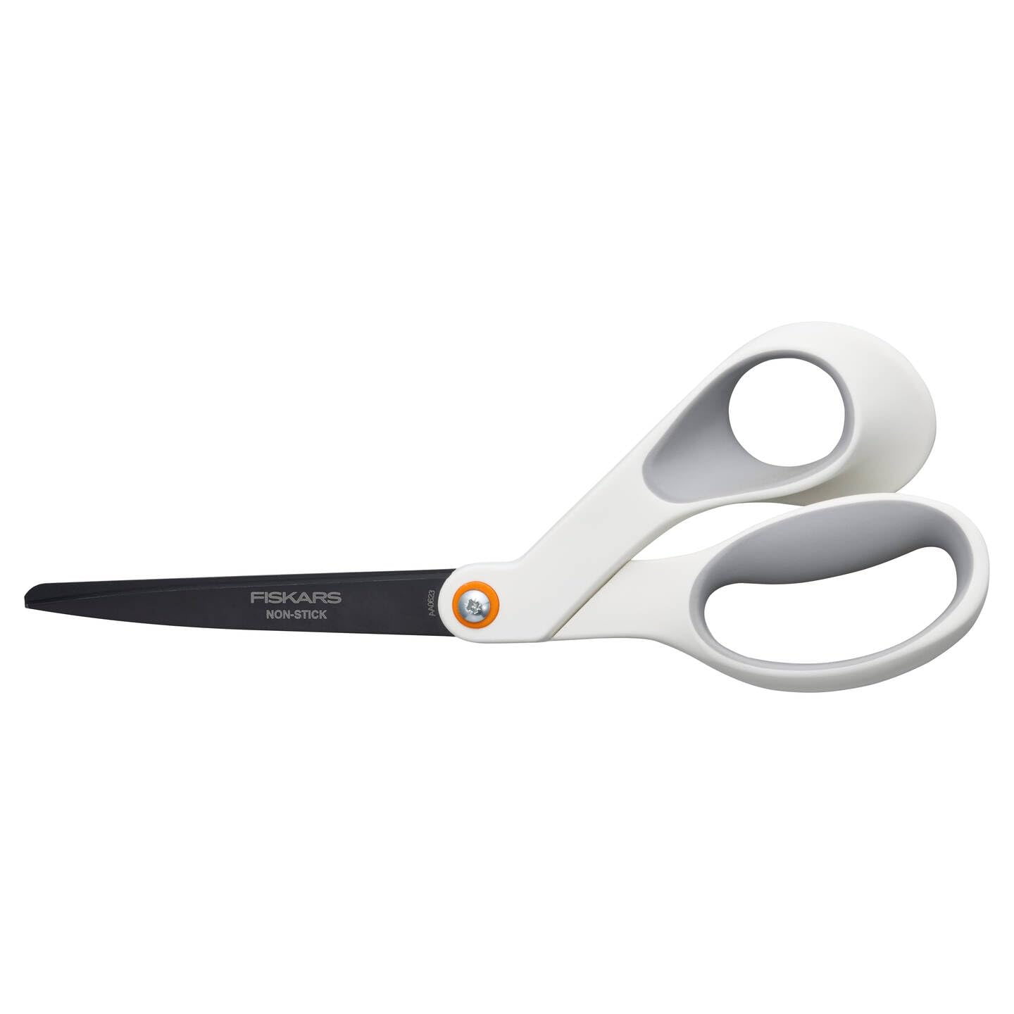 Fiskars non-stick craft scissors, length: 21 cm, stainless steel blade/plastic handles, white, 1070026