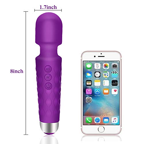 PALOQUETH Wand Vibrator With 20 Powerful Vibration Modes for Intense Frequent Orgasms - Thumbnail 6