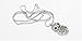 NEOGLORY Black Zircon Rhinestone Owl Adjustable Long Pendant Necklace 32