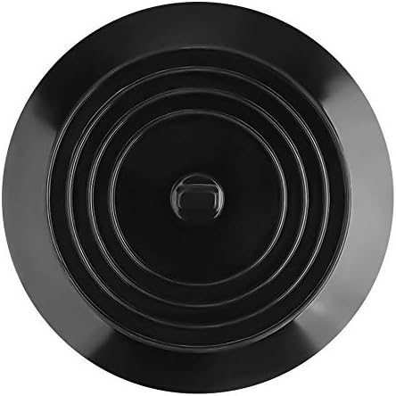 Sink Stopper, HouseHoo Tub Stopper for Kitchen, 2 Pack Silicone Drain Stopper Recyclable Bath Tub Drain Plug Cover for Bathrooms and Laundries (black)