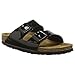Birkenstock ARIZONA Ladies Dual Buckle Slip On Sandals Patent Black 39