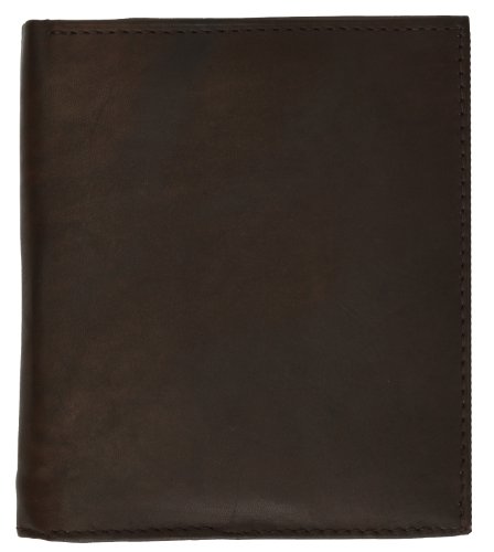 Marshal Essentials Deluxe Genuine Leather Hipster Wallet 2502 (Brown)