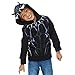 Marvel Avengers Black Panther Boys' Zip-Up Costume Hoodie, Purple (6)
