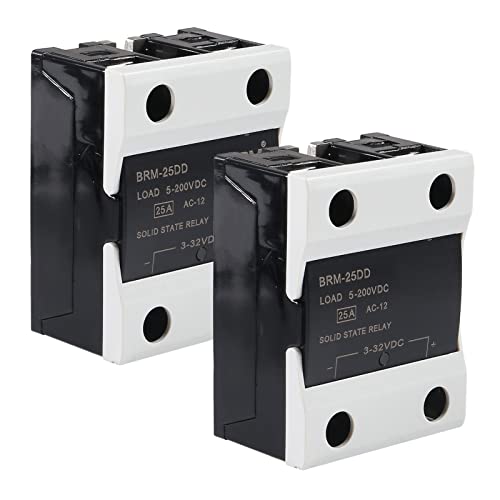 2 PCS Solid State Relay, SSR-25DD DC to DC Input