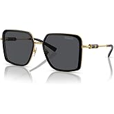Versace VE2261 Square Sunglasses for Women +BUNDLE with ACCESSORY EYEWEAR KIT