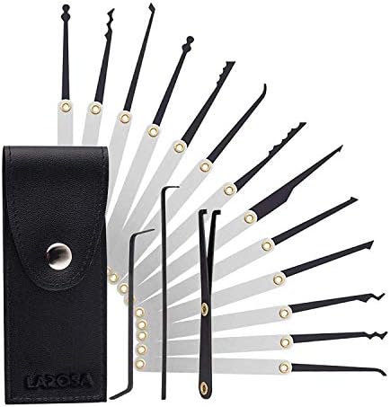Set of 6 Unique Locks, Including Pin Tumbler, Disc Detainer, Dimple and Tubular (C)