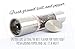 Salt and Pepper Grinder Set - Stainless Steel Mill - Adjustable Coarseness - 2 in 1