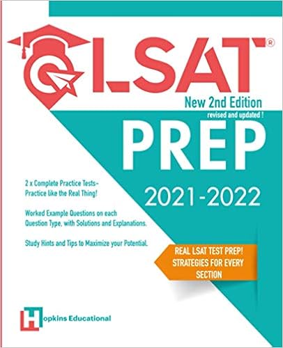 Lsat Prep 2021 2022 2x Complete Practice Tests Worked Example Questions With Solutions And Explanations Study Hints And Tips To Maximize Your Potential 2nd Edition Hopkins Educational 9798737453701 Amazon Com Books