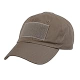 Rothco KHAKI Operator Tactical Patch Baseball Cap Hat
