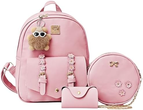 Amazon.com: BAG WIZARD PU Leather Mini Backpack Purse Cute Bowknot Fashion Small  Backpack Purses for Women - Black : Clothing, Shoes & Jewelry