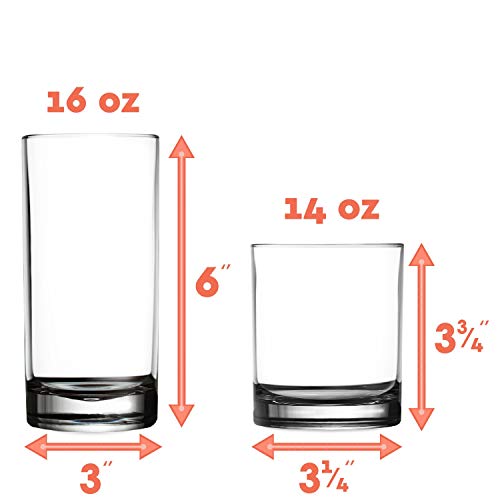 2 Plastic+Tumbler+Cups+Drinking+Glasses