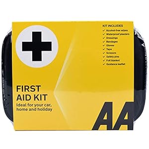 AA Standaard EHBO-doos – AA0095 – Een essentieel onderdeel voor het hele gezin in de auto, op vakantie, op reis, op de…
