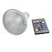 JOYLIT Par30 10W LED RGB Magic E27 Lamp Light Bulb, Color Changing Spotlight with 24Key Remote Control