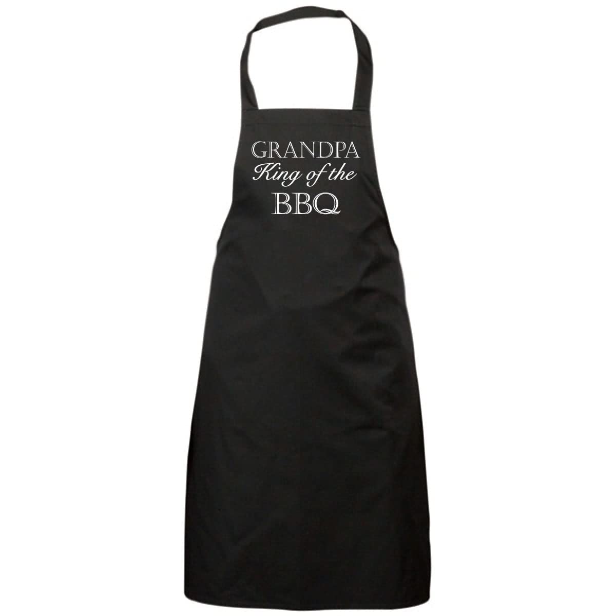 60 Second Makeover Limited Grandpa King Of The BBQ Black Apron For Men Fathers Day Birthday BBQ Gifts For Men Aprons For Cooking Grandpa Gifts Presents For Grandparents