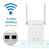 Wireless Router, LURICO 300Mbps Multi-function Mini Wireless-N WiFi Range Extender Signal Amplifier Booster 802.11n/b/g -2.4Ghz Network Repeater/Router/AP with WPS (US Plug)