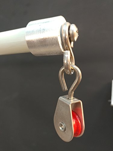 General-Marine-Products-Mooring-Whip-small-or-large-boats-14-foot-solid-poles-deck-mounted