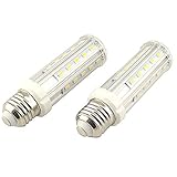 Bonlux Screw Socket 120v Meduim Base E26 T10 Tubular LED Light Bulb 10w Daylight 6000k LED Corn Bulb 100w Incandescent Bulbs Equivalent (Pack-2)