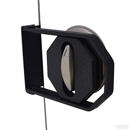 LOKmate Deadbolt Guard Door Lock Security - Magnet Version (Black/Black)