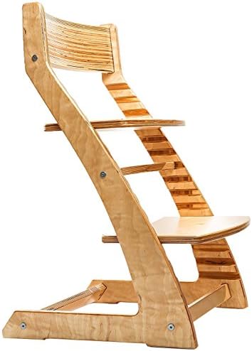 HeartWood HeartWood Adjustable Natural Wooden High Chair for Babies and Toddlers Easy to Clean Dining Chair from 24 Months