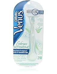 Beauty: Gillette Venus Embrace Sensitive Womens Razor with 2 Razor Blade Refills, Womens Razors / Blades - Procter & Gamble - HABA Hub