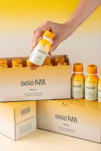 SeizAM Shot Preventivo para la Resaca, Sabor Mango, 100mL (10pack)