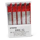 Etona HDC 12 Red Staples Cassette Refills (55-80 Sheets) for Etona EC3