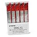 Etona HDC 12 Red Staples Cassette Refills (55-80 Sheets) for Etona EC3