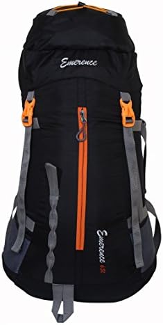 Emerence 1022 Rucksack, Hiking Backpack 65Lts (Black) With Rain Cover