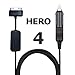 Power Cord Battery/Eliminator for GoPro Hero 4 Cameras with Automotive 12V Cigarette Accessory Plug