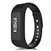 LENDOO I5 Plus Smart Bracelet Step Pedometer IP65 Waterproof Fitness Tracker Touch Screen Sports Wristband Bluetooth 4.0 Tracking Calorie Health Sleep Monitor for Android IOS Phones (black)