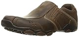 Skechers USA Men's Diameter Valen Slip-On Loafer, Dark Brown, 10.5 M US