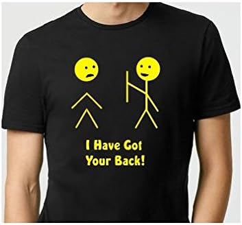 I Have Got your Back | Funny Gift for Boyfriend | Gift for Men | Humorous T-shirt | Adult Tee Shirt | Stick Men T-Shirt | Gift for Brother | Gift for Sister| Gift for Friends
