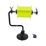Blisswill ILURE Portable Fishing Line Spooler Silver Reel Winder Spool Tackle(Oxidizing alloy, send a screw)