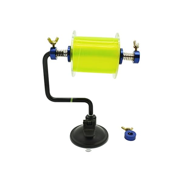 Blisswill-ILURE-Portable-Fishing-Line-Spooler-Silver-Reel-Winder-Spool-TackleOxidizing-alloy-send-a-screw