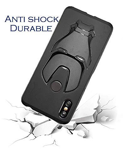 ZATX Marvel Avengers Iron Man 360 Degree Full Protection Silicon Back Cover for Mi 6 Pro(Redmi mi 6 pro, Black)