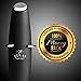 Zulay FrothMate Powerful Milk Frother for Coffee - Portable & Compact Handheld Foam Maker for Lattes, Cappuccinos, Matcha, Hot Chocolate - Milk Foamer Frother - No Stand Electric Whisk (Black)