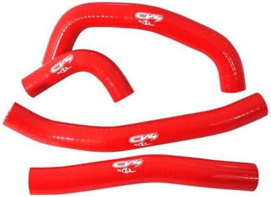 CV4 Radiator Hose Kit Red for Honda CRF450R 2017-2018