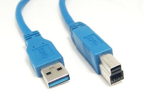 Micro Connectors, Inc. 10 feet USB 3.0 A to B Peripheral Cable (E07-310AB-BL)
