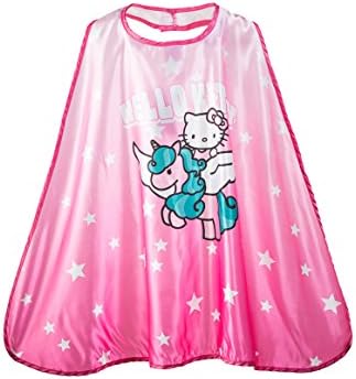 Official,, Pretend Play, Kids’ Fantasy Halloween Costume, Boys/Girls Age 3-10, Authorized Kids Cape (Hello Kitty)