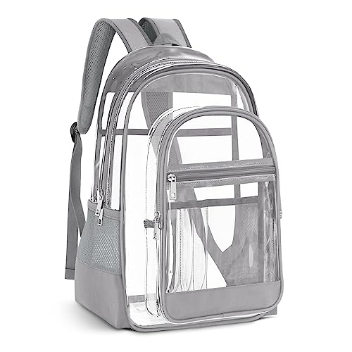 KIMNERPU Clear Backpack PVC Transparent Backpack