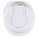 O2COOL Trimr Duo Classic Water & Shaker Bottle, White, 24 oz