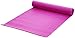 AmazonBasics 1/4-Inch Yoga and Exercise Mat with Carrying Strap, Purple