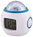 Kids Alarm Clock Sky Star Night Light Projector Lamp With music Backlight Calendar Thermometer for Childs Birthday Gift