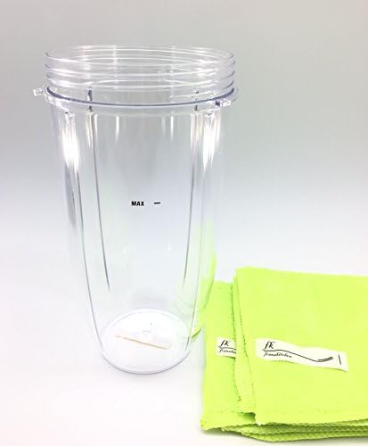 NutriBullet Cup 32 Ounce, With 2 Softest Micro Fiber Cloth by FranzKitchen
