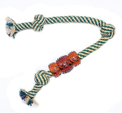Petseeker Fun Long-Lasting Durable Tough Interactive Cotton Rope Dog Toy for for Small, Medium or X-Large Aggressive Chewers (Color Vary)